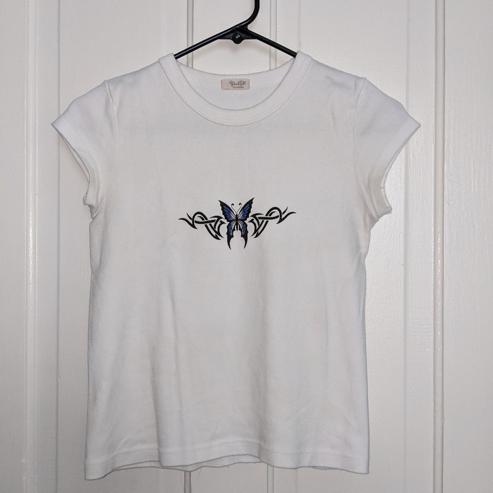 Brandy Melville butterfly tee shirt